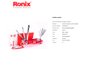 Imagen de JUEGO DE LLAVES TORX PLEGABLES RONIX  DE T9 A T40